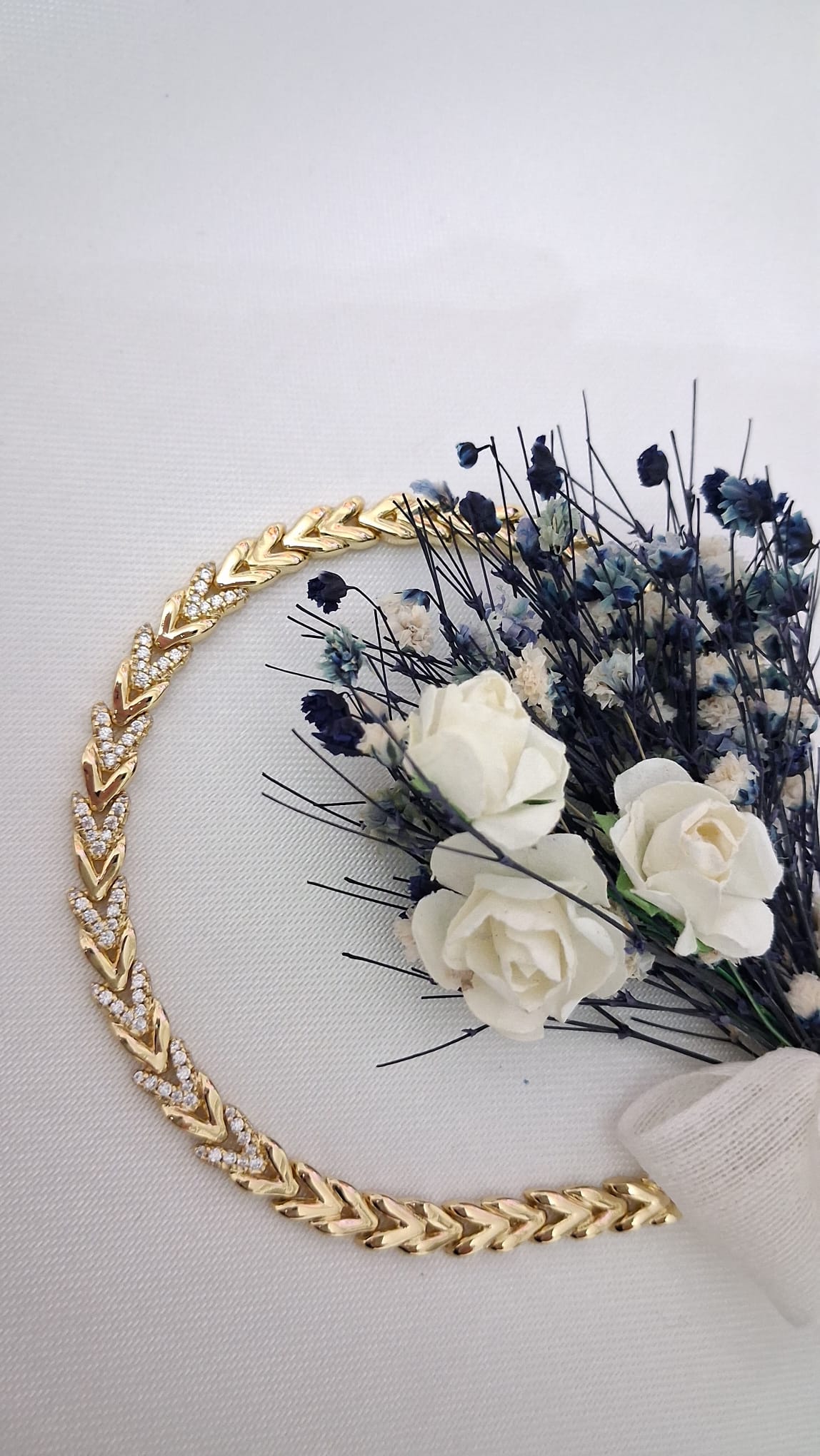 XUPING Bileklik - Ok Ucu Desenli ve Zirkon Taşlı